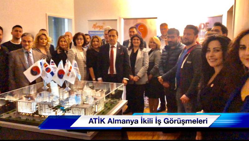 Almanya Dortmund ATİK Uluslararası 2020 İkili İş Birliği Görüşmeleri Business Club Üyeleri ile Gerçekleştirildi.